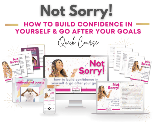 not sorry-build confidence